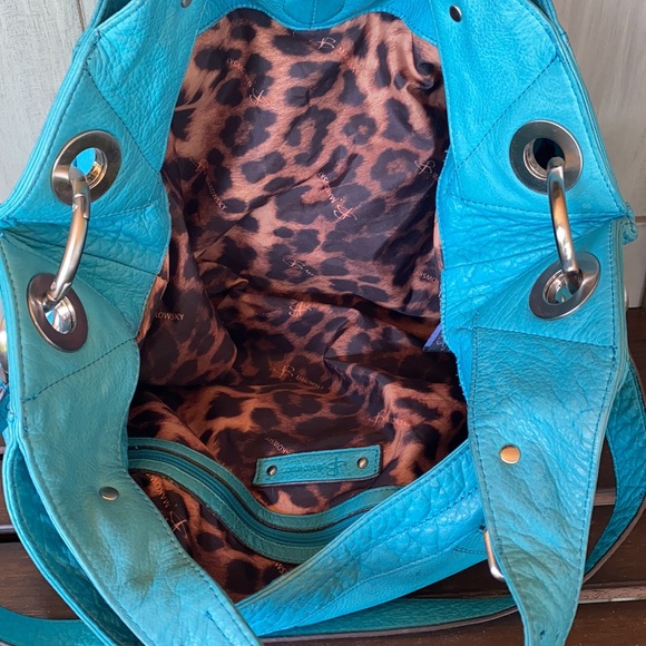 B. Makowsky Leather Shoulder Bag - Picture 7 of 12